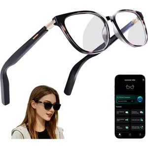 Wireless Durable Classic Wearable AI Smart Glasses with ChatGPT, Real-Time Translation, Bluetooth Audio & Calls, Sports Use, Auto-Tint Photochromic Lenses, UV & Blue Light Protection, Built-In Music Player