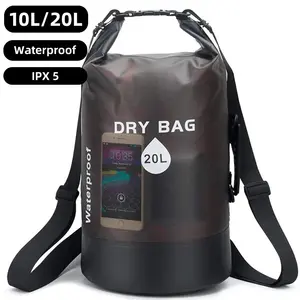 Waterproof Dry Bag 10L 20L Storage Pack Pouch For Swimming Trekking Rafting Boating Kayaking Rafting Drybags Backpack XD117Y