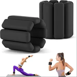 Silicone Weighted Wristbands (2 Pack), Durable Silicone Material, Ideal for Fitness & Training, Strength Training Accessory, Strength Training Gear, Sports Equipment, Comfortable Fit, Enhance Your Workout Routine