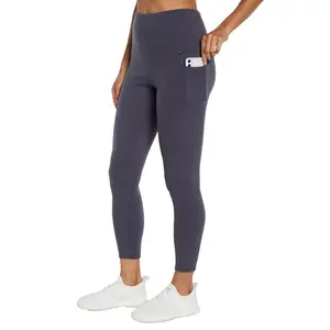 Riley Long Legging in H. Graphite - Women's Apparel