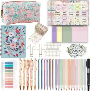 Bible Study Supplies Journaling Kit With Tabs, Notebooks, Highlighters and Pens for Students Christian Gifts