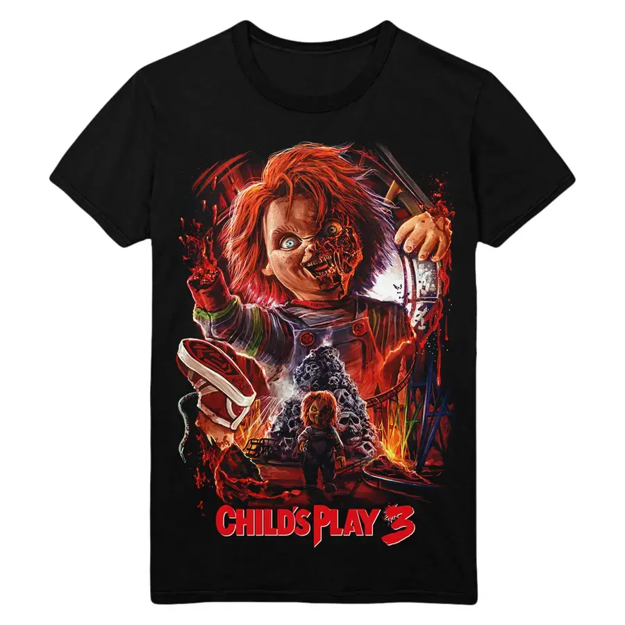 Chucky Horor T-shirt Halloween Gift For Fans Unisex