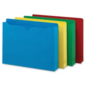 Smead  File Jackets- 2 in. Exp- Letter- Straight Cut- 10-PK- AST