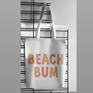Canvas Beach Bum Totebag