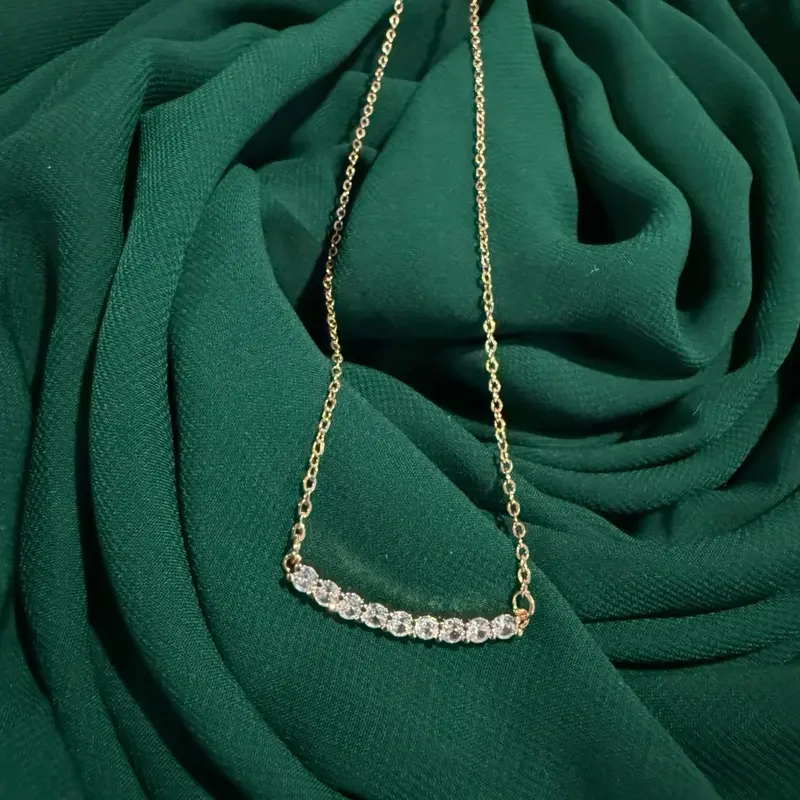 Rose gold minimal Korean Design Necklace