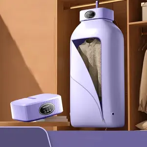Portable Clothes Dryer Compact Mini Dryer with Timer, Ideal for Apartments, Dorms, RVs Travel - Includes Drying Bags for Delicate Clothes, Underwear Small Laundry Gentle Yet Efficient Drying with Strong Ventilation, for Home On the Go Use