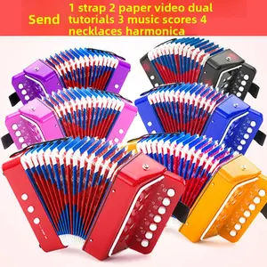 Children's Accordion Playing Small Instrument Gift for Students Baby Mini Beginner Music Enlightenment Early Education Toy