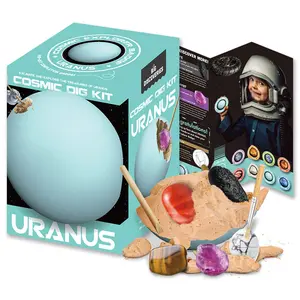 Uranus Cosmic Dig Kit - Explore The Planets of The Solar System with Gem & Fossil Excavation Kits for Kids - STEM Toy Science Dig Kits with Gemstones