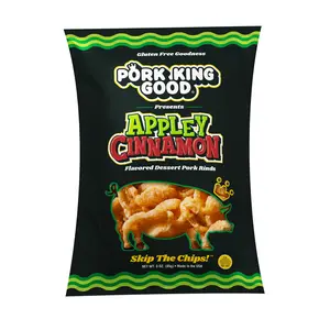 Pork King Good Appley Cinnamon Pork Rinds - 3 oz (4 pack) -  Dessert Snack
