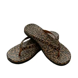 BlaneBlue Women's Stylish Leopard Platform Flip Flops - Chunky Thick Sole Comfy Beach Footwear, Mother's Day Gift Shoe