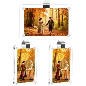 Sun Visor Photo Holder Set of 3   Sun Visor Photo Clips 3.54x2.36 Inch Personalized  Accessories Easy Display for Custom Decoration  Photo Frame Clip