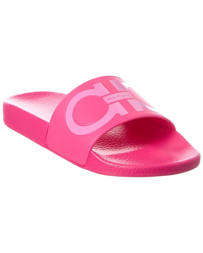 Ferragamo Gancini Rubber Slide