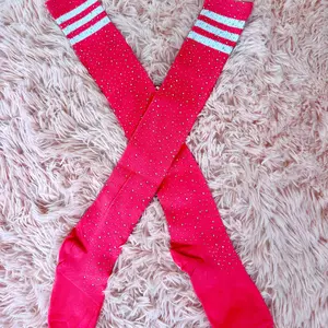 Luna Sparkle Rhinestone Y2K  Statement Long-knee Stockings