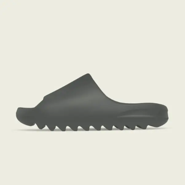 Adidas Yeezy Slide in Dark Onyx, Minimalist Open Toe Sandal for Male Casual Wear with a Comfortable Slip-on Fit, Comfortable Fit, Men's