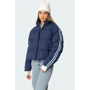 Sherry Side Striped Puffer Jacket Sherry Side Striped Puffer Jacket