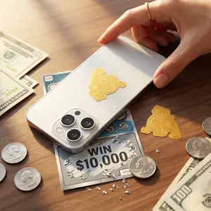 Golden Wealth Guardian | Prosperity Anchor to Stop Money Leakage | Preserve Wealth & Attract Abundance | Perfect for Phone & Wallet