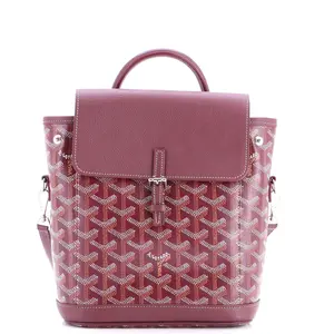 Pre-owned Goyard Canvas Coated Backpacks Alpin Backpack Coated Canvas Mini by Rebag