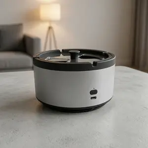 Air Purifying Ashtray | Suitable for Room Office Car Home Chess Room Desktop Smoke Odor Removal Air Purifier Ashtray