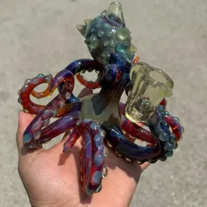 Octopus sculpture made by makoglass
