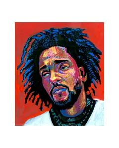 K Dot Art Print