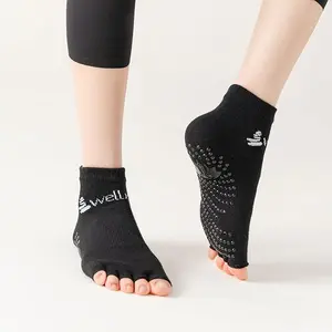 Toeless Grip Yoga Socks