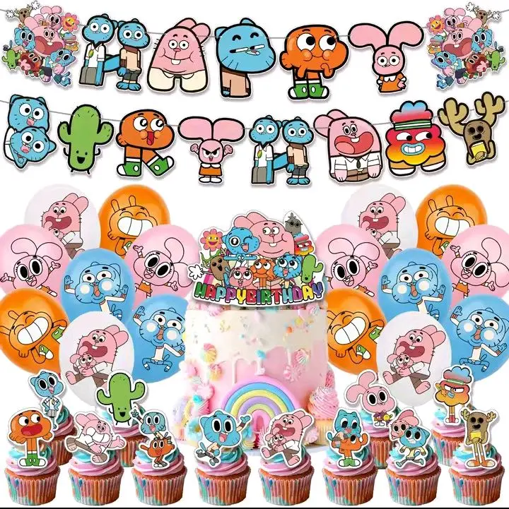 CARTOON GUMBALLS BALLOONS AND PARTY SUPPLIES