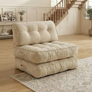 Comfy Floor Sofa Lounge Bedroom Chair Soft Bon Less Compression Furniture for Living Room Cozy Comfortable Versatile Use