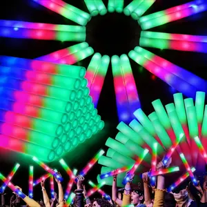 36/68Pcs LED Foam Glow Sticks, Glow Sticks Bulk Light Up Party Favors For Kids 4-8 8-12 Glow In The Dark Party Supplies For Boys Girls Adults Halloween Wedding Birthday Christmas Gifts Carnival Concert Valentine's Day Gifts
