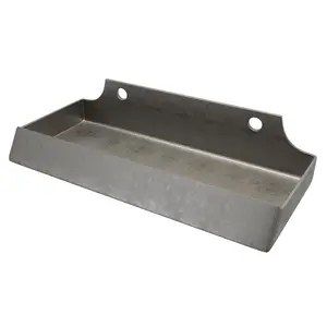 Garvee 1/4" Mini Skid Steer Adapter Plate, Heavy-Duty Steel, Unpainted, Compatible with Toro Dingo & Ditch Witch, Ideal for Welding or Bolting on Plows, Forklifts, Balers, Grapples, Pallet Forks, Includes Gloves