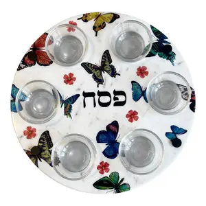 Acrylic Passover Seder Plate Designs
