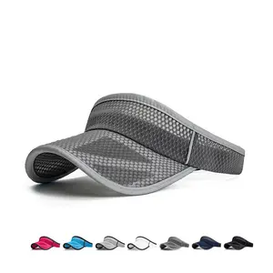 Outdoor Sport Cap Wide Brim UV Protection Breathable Adjustable Baseball Cap for Beach Golf Running Tennis