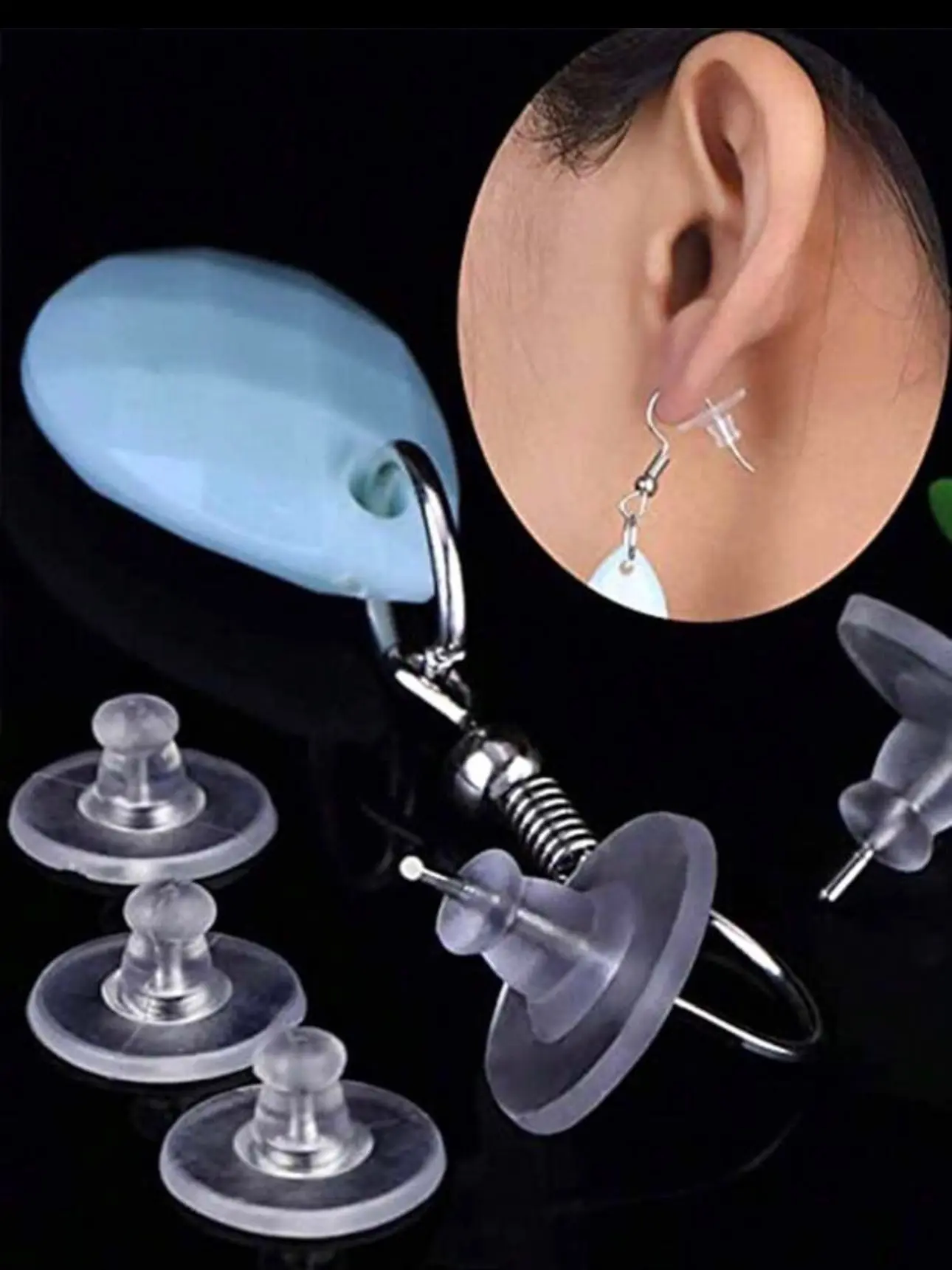Universal replacement earrings BACK 1 Pair Universal replacement earrings BACK 1 Pair