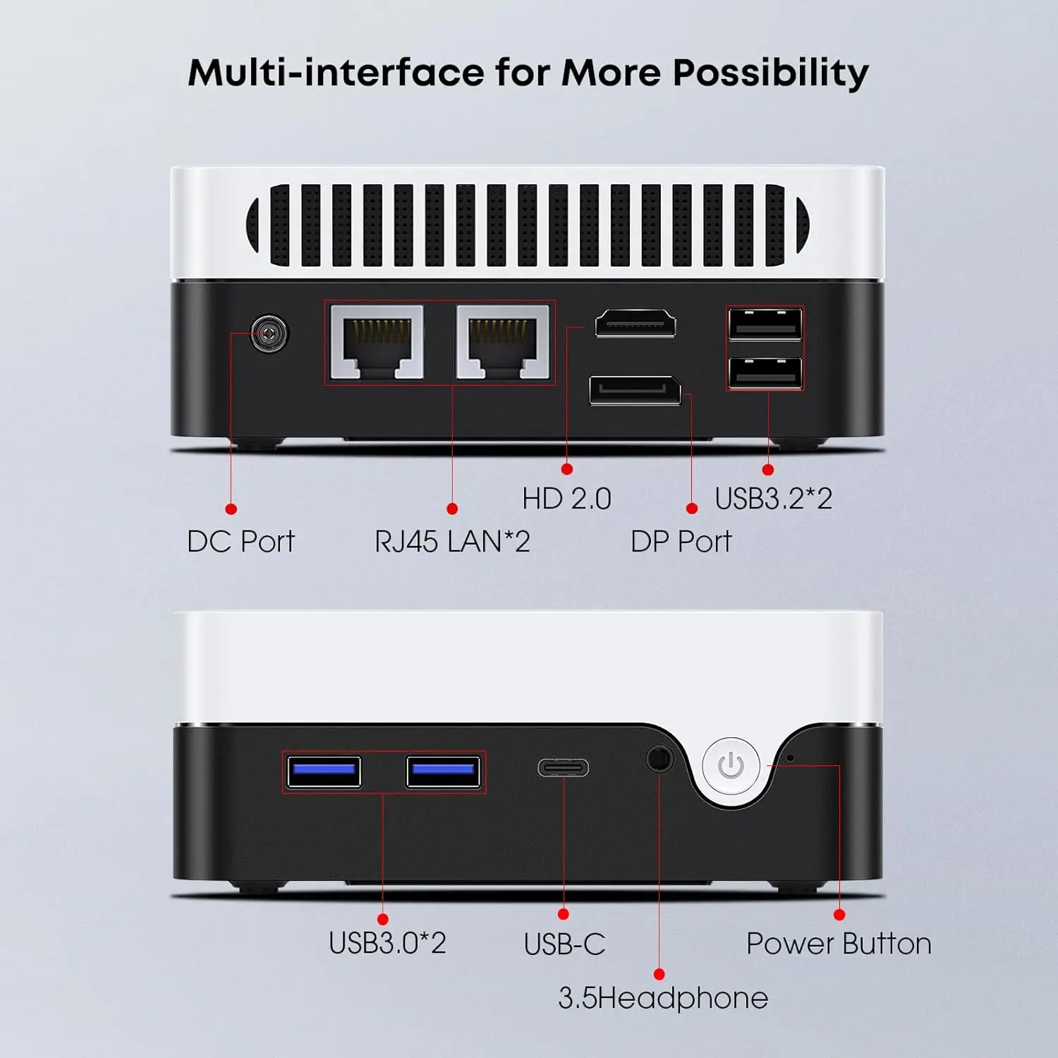 CHUWI LarkBox X Mini PC Intel N100 Game PC UHD Graphics for 12th
