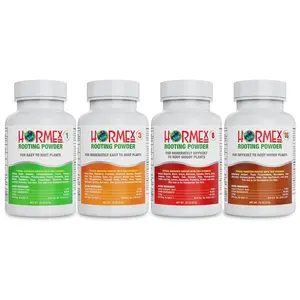 Hormex Rooting Powder Pack #1, 3, 8, 16 - Rooting Hormone for Delicate and Common Houseplants to Hardwood, Medicinal Plants and Tree Cuttings