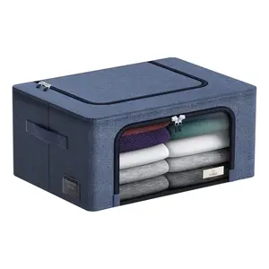 Sorbus Storage Bins with Metal Frame 1 Pack