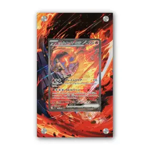 Team Rocket's Moltres EX 229/182 - Exclusive Pokémon Extended Artwork Display Case