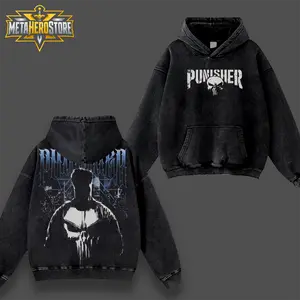 [MetaHero] The Punisher shirt, The Punisher hoodie, Punisher skull shirt #2, Frank Castle shirt, ex soldier vigilante tee, skull mask hoodie, dark anti hero shirt, comic vigilante graphic tee, acid washed hoodie, oversized streetwear top