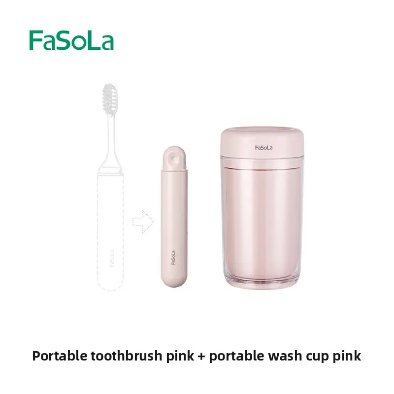 Pink (toothbrush + wash cup)