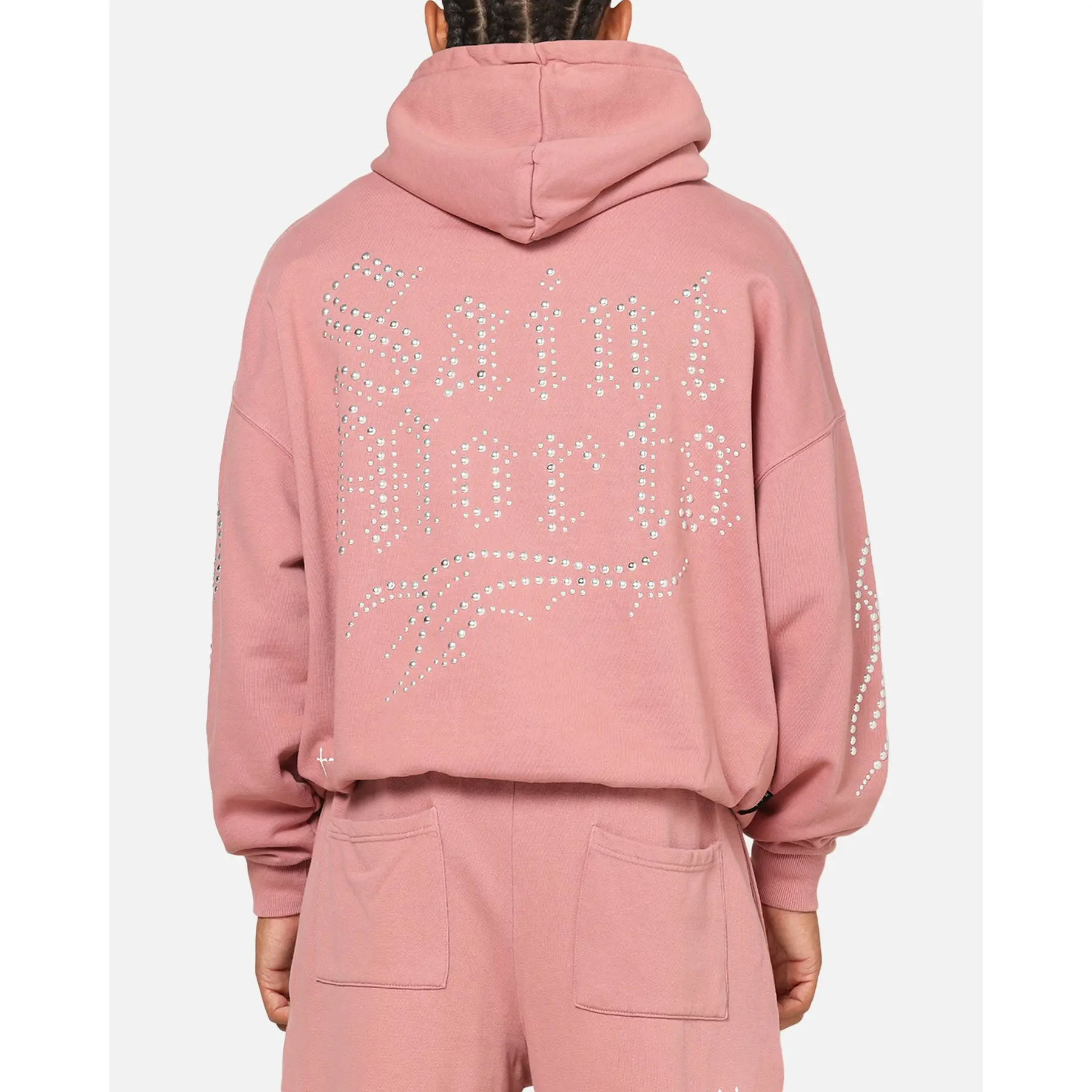 Saint Morta Sanctified Hoodie Dusty Pink