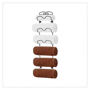 Auledio Towel Organizer,Bathroom Towel Racks in Home 6 tier