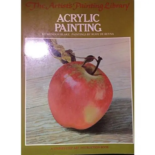 USED Book - Acrylic Painting: A Step-by-Step Instruction Book by Wenton Blake (Paperback) - english