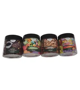 Breakfast Bliss Pack Wax Melts - 4 Pack of Fruity Pebbles Crumbles, Cinnamon Toast Crunch, Breakfast in the Rockies (fruit loops type) & Coffee House Wax Melts in 4oz Jar