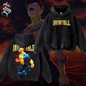[StyleHero No1] Invincible Graphic T-Shirt Hoodie, Premium Washed Tee & Gildan Hoodie #6 , Mark Grayson T-Shirt, Superhero Comic Streetwear Shirt, Vintage Animation Inspired Apparel, Gift For Comic Fans
