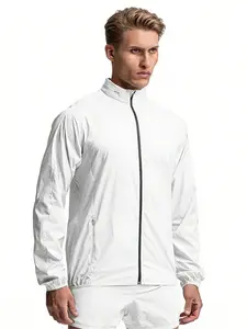 ASRV Men's Spring & Autumn Hoodie, American Style Youth Loose Fashion Zip-Up Hooded Jacket, Safety Reflective Coat