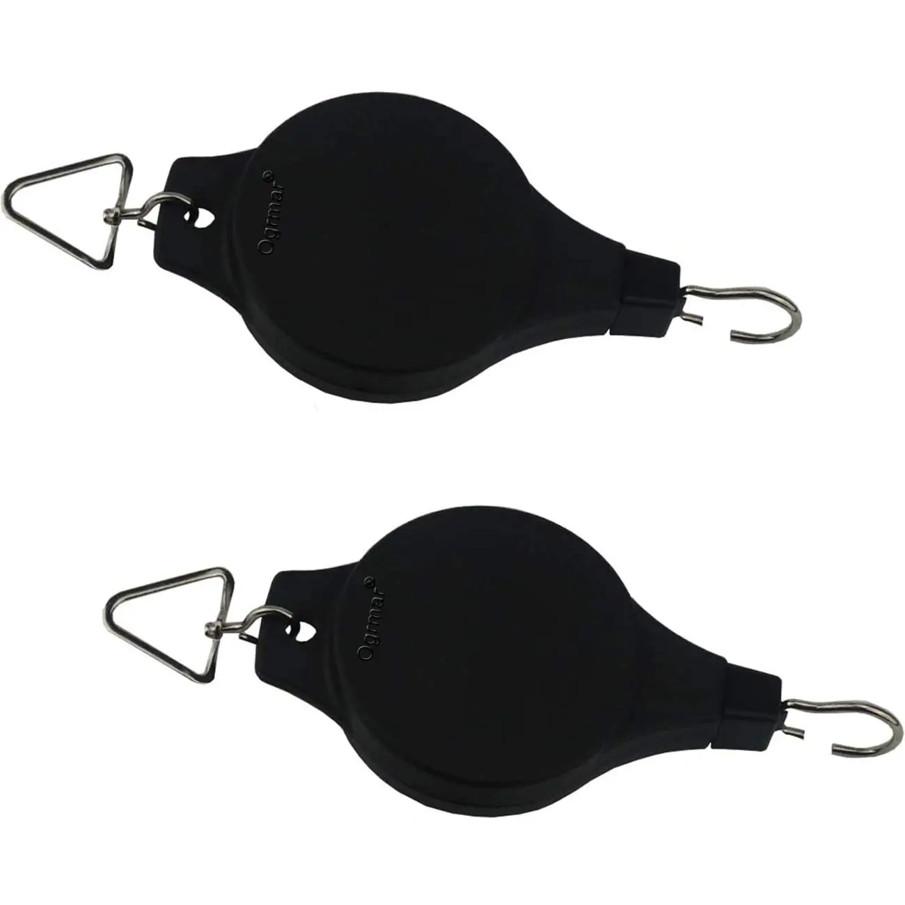 Plant Pulley Retractable Pulley Plant Hanger Hanging Flower Basket Hook for Garden Pots and Birds Feeder in Different Height Lower and Raise Organiser Hangable