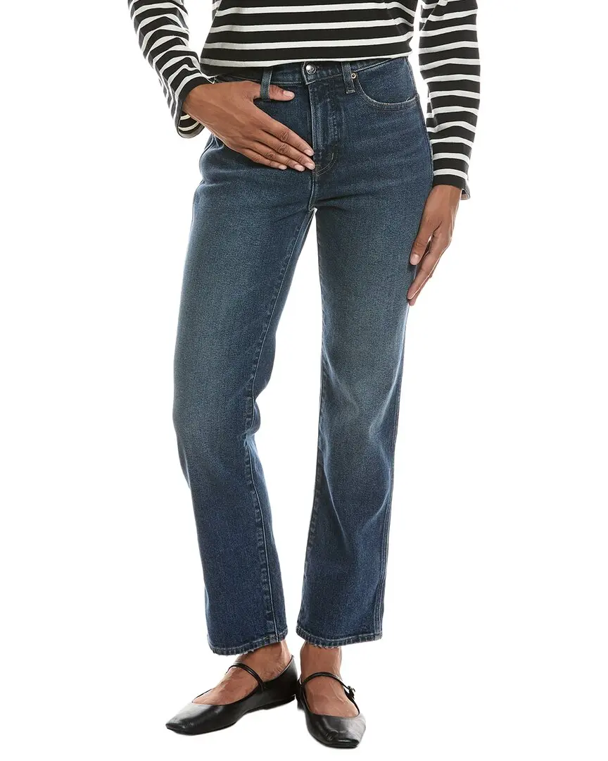 Madewell The Longline Midnight Waters Wash Straight Jean