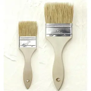 Paint Brush Set 2-Piece, All-Purpose Brushes for Latex Paints, Oil Paints, Stains, Interior, Exterior, Furniture, Trim, Wall Painting and DIY Home Improvement Projects