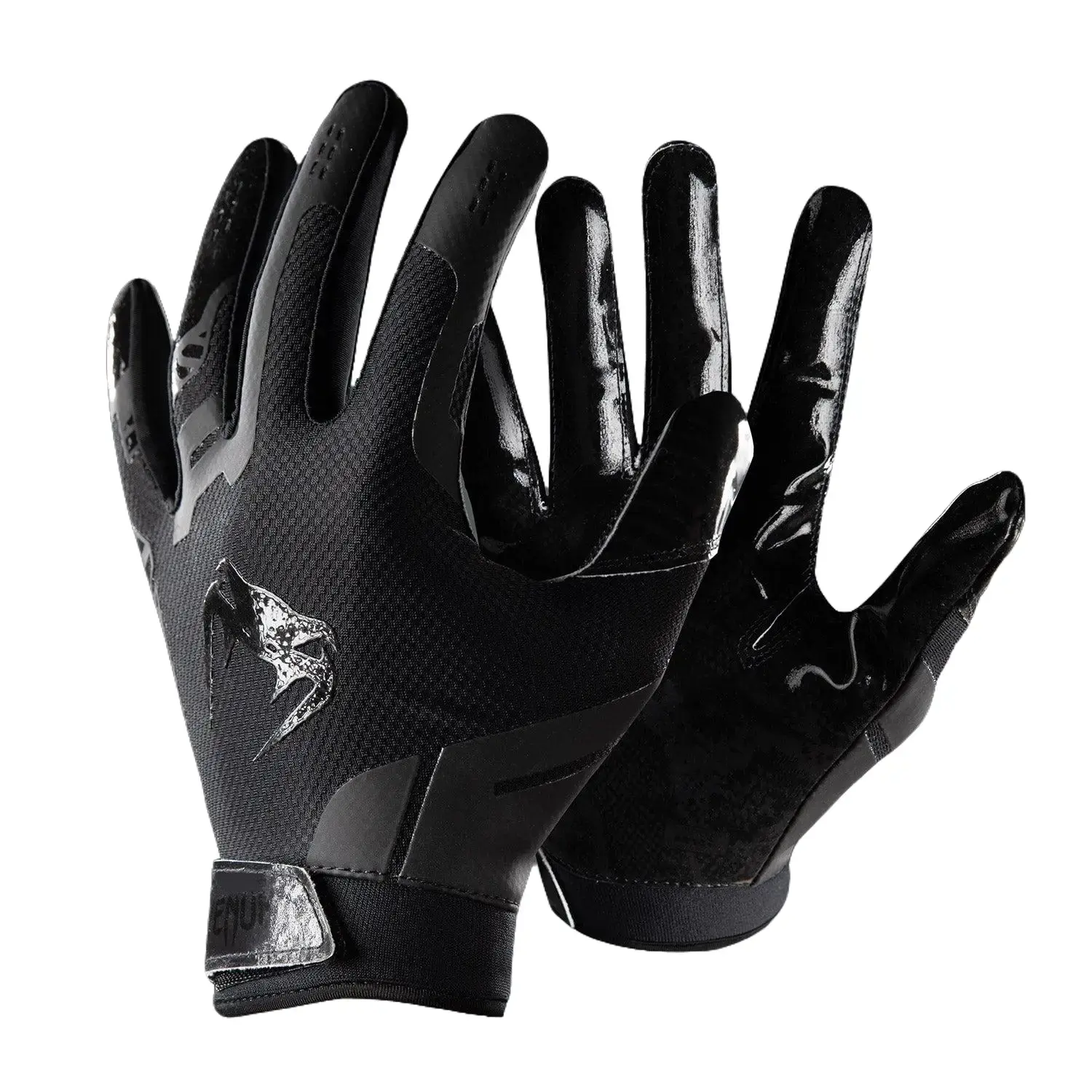 Venum Elite Football Gloves - Black/Black