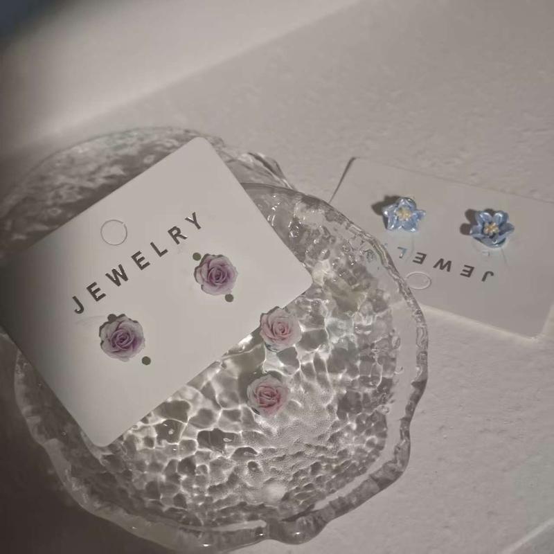 {Comfort Earrings} Magnetic Men's Perforated Ear Clips, Fashion Style Zircon Magnetic Ear Clips, Silver and Black Punk False Ear Clips