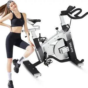 Commercial Exercise Bike, Cycling Bike for Home Cardio, Fitness Stationary Bike Indoor&Outdoor, Silent Belt Drive, 300 LBS Weight Capacity, Adjustable Comfortable Seat/Magnetic Resistance